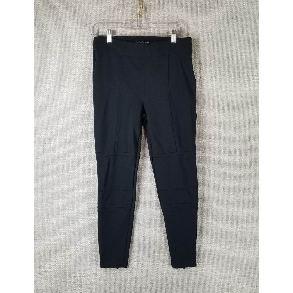 Abercrombie & Fitch Ponte‎ Pants Legging Women's M Black Zip Cuff Slim Fit